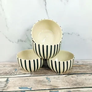 Handcrafted Stoneware Bowls for Serving & Dining