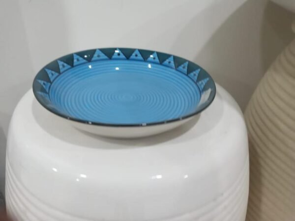 Ceramic Round Plate | Handcrafted Dining Plate