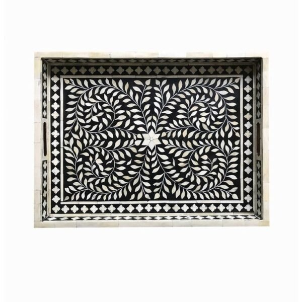 Mother of Pearl Inlaid Tray ? 16x12x2