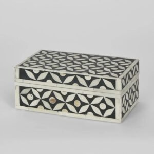 Mother of Pearl Inlay Jewelry Box ? 8x6x3