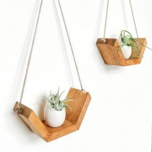 Wooden Hanging Shelf Wall D?cor
