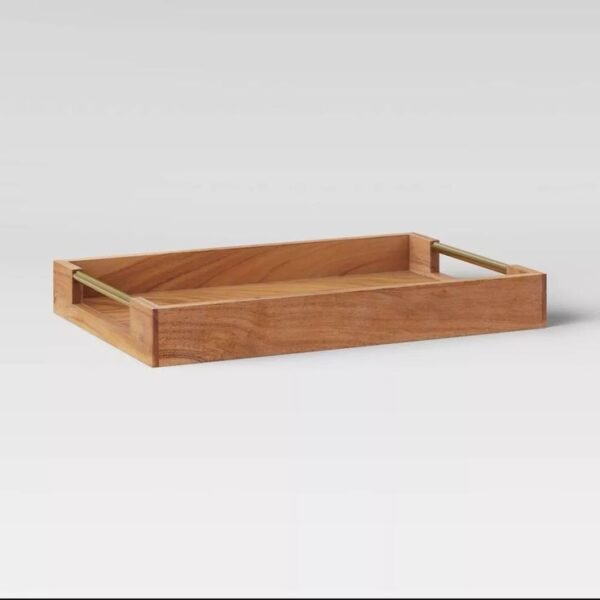 Hexa Wooden Artisan Tray Serving & D?cor
