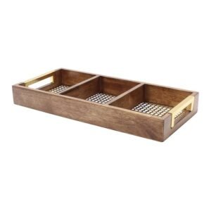 Wooden Partition Tray for D?cor Fine Decors